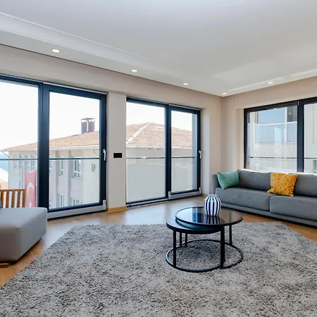 Apartment Bosphorus View - Modern With Elevator & Parking