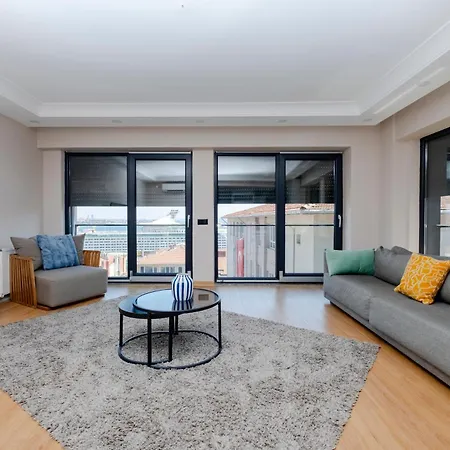 Apartment Bosphorus View - Modern With Elevator & Parking *