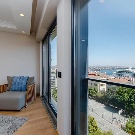 Appartement Bosphorus View - Modern With Elevator & Parking